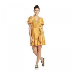 Amber Striped Dress with Tie